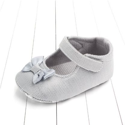 Prinzessinnenschuhe mit Schleife, Babyschuhe