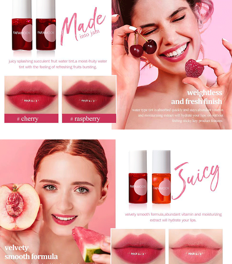 Cross-border Lipstick Water Lip Stain Lip Lacquer Long-lasting Moisturing Matte Rouge Cheek Dual-use