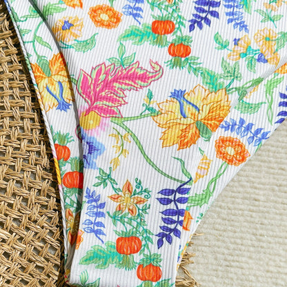 Sexy zweiteiliger Strandbikini mit freiem Rücken für Damen