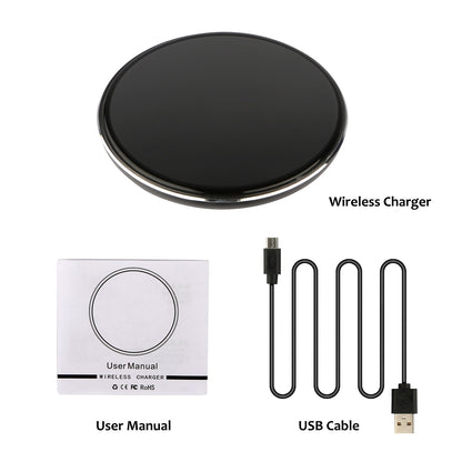 1Pc Wireless Charger Qi-Certified Ultra-Slim 5W Charging Pad For IOS Phone XS MAX XR XS X 8 8 Plus Galaxy S10 S9 S8 S7