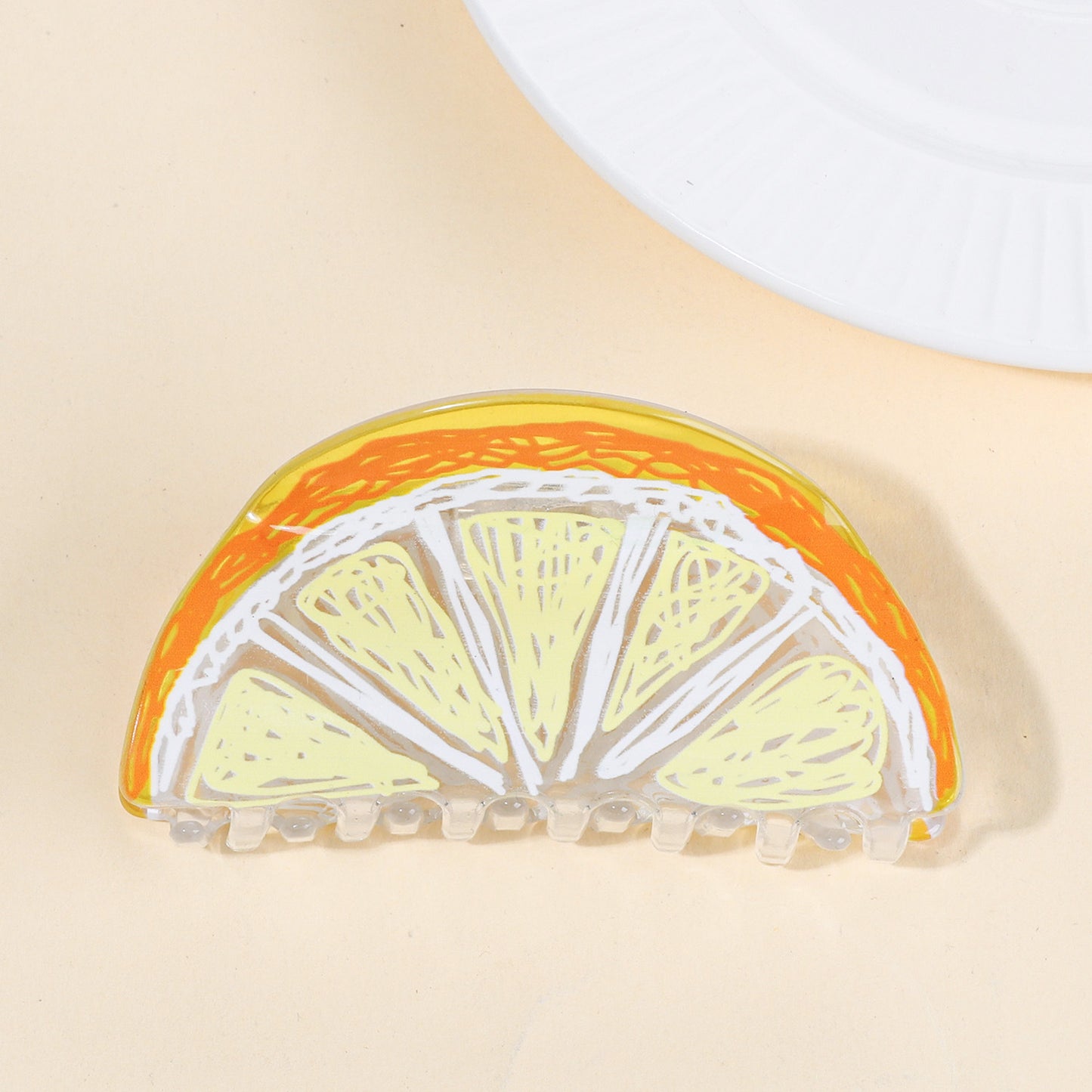 Portable Korean Creative Fruit Transparent Grip