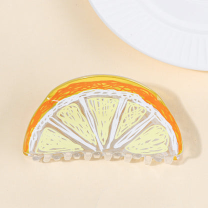 Portable Korean Creative Fruit Transparent Grip