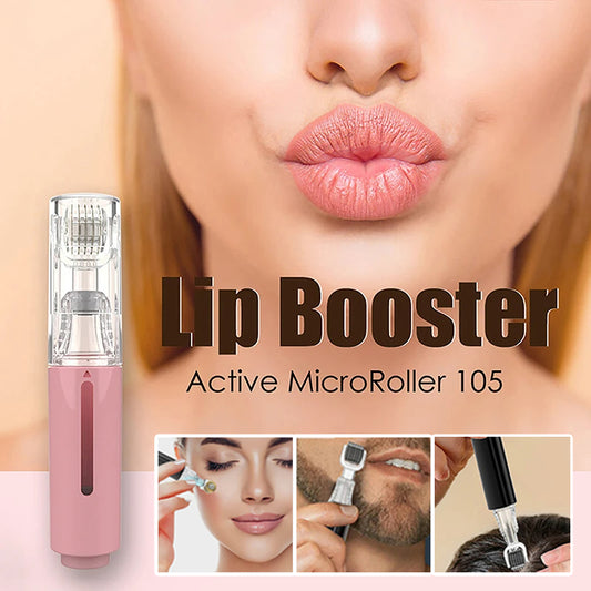 3-in-1-Lippenpflege-Roller, Nadelroller, Lippenroller, Bartwuchs-Roller, Barthaarwuchs-Roller, Bartbehandlungs- und Serum-Applikator