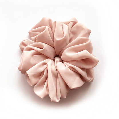 Großer Kopfstrauß aus Chiffon, Dickdarmring, Haarring