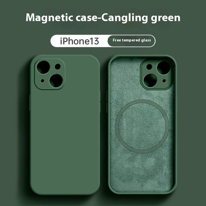 Kabellose magnetische Handyhülle aus Flüssigsilikon