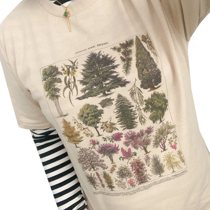 Summer Fashion Unisex Tshirt Vintage Tree Women Tshirts Grap