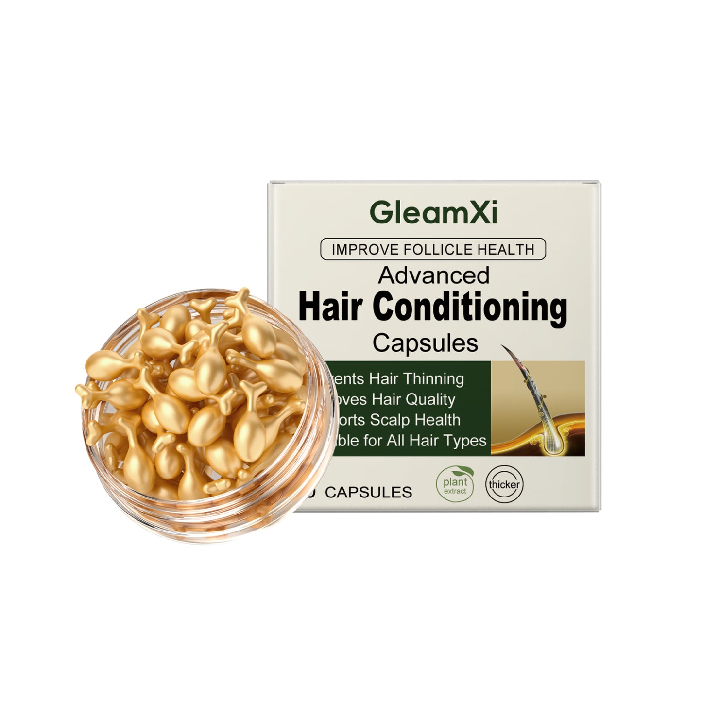 Hochentwickelte Haarpflegekapseln