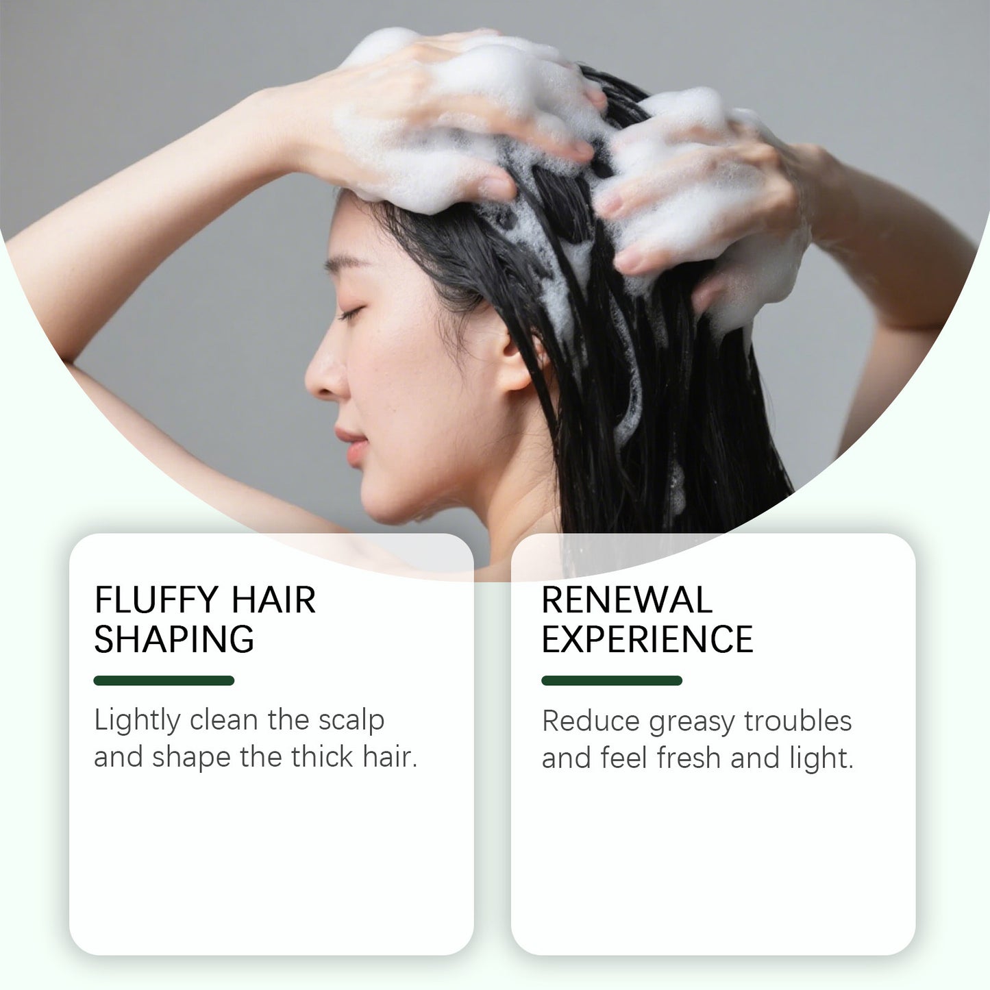 Rosemary Care Sanftes Shampoo zur Reinigung und Pflege der Kopfhaut für natürliches und flauschiges Haar