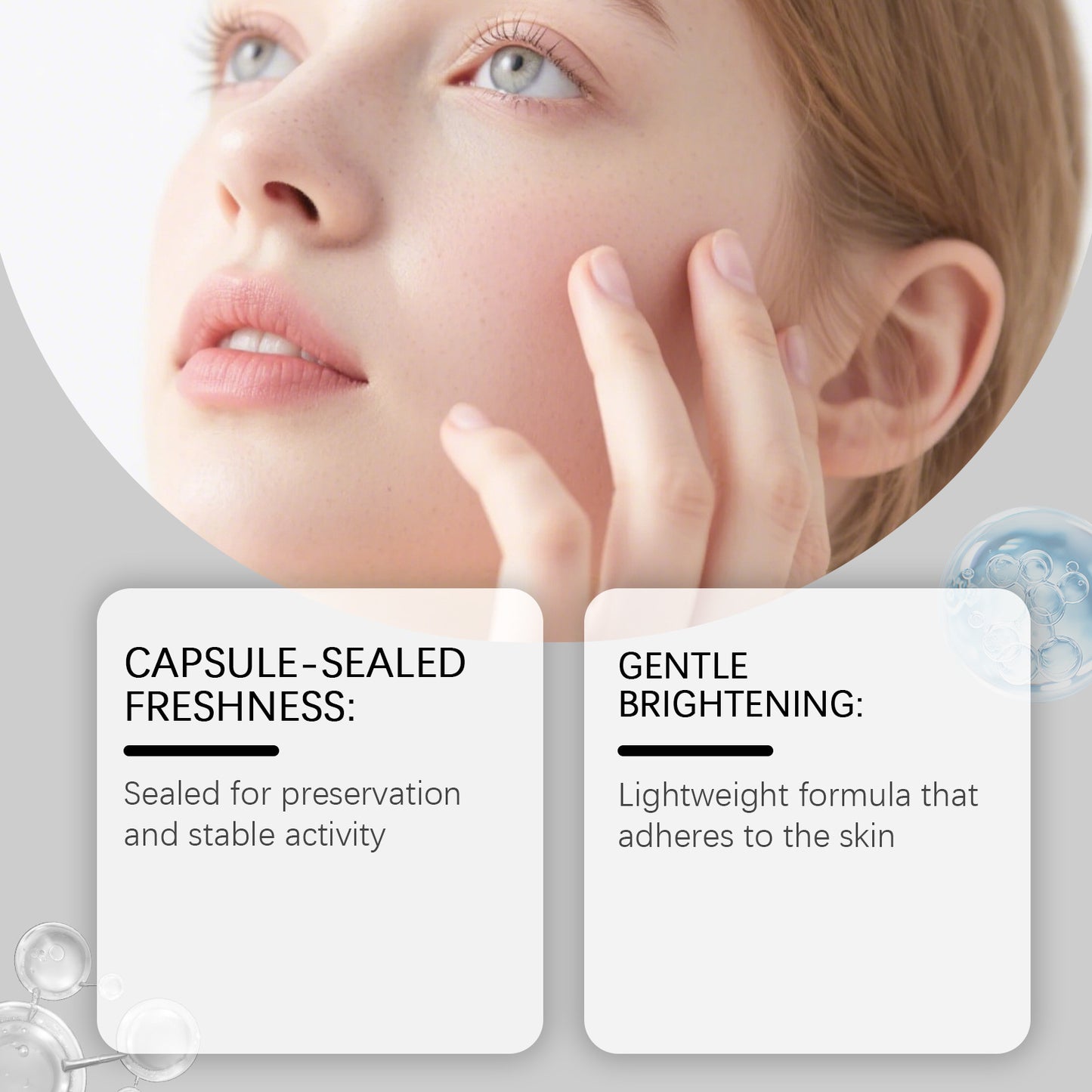 Aufhellende Serumkapseln