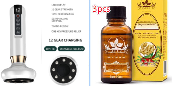 Elektrisches Vakuum-Schröpfmassagegerät für den Körper – Anti-Cellulite-Saugmassagegerät mit Gua-Sha-Saugfunktion – Gua-Sha-Massage-Körpergläser zur Fettverbrennung und Gewichtsreduktion