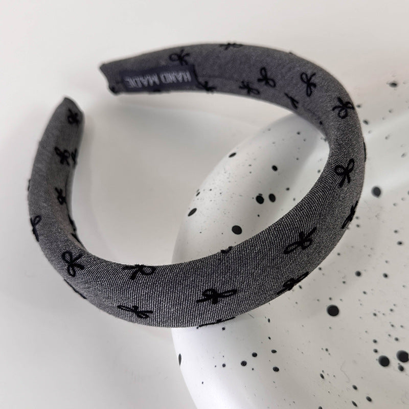 Damen-Stirnband mit französischen Retro-Punkten