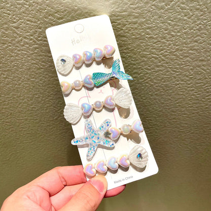 Children's Creative Starfish Shell Hairpin