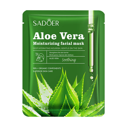 Aloe Vera Beruhigende Feuchtigkeitsspendende Gesichtsmaske für Frauen