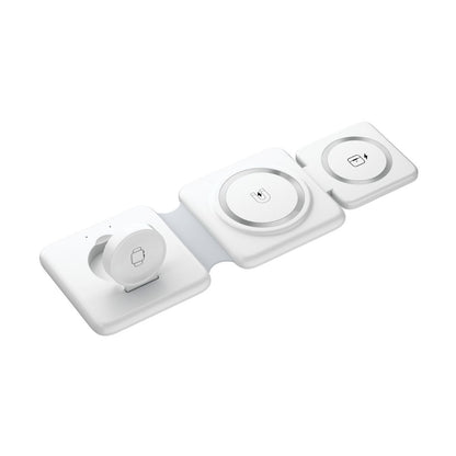 Faltbares kabelloses Ladegerät mit magnetischer Saugfunktion (3-in-1)