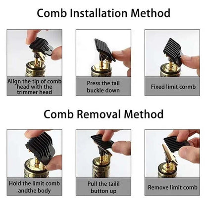 Professional Mens Hair Clippers Shaver Trimmers Machine Cordless Beard Electric