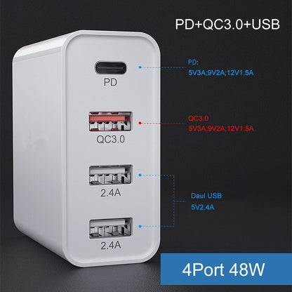 Schnellladegerät Handy-Ladegerät Ladekopf