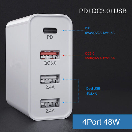 Schnellladegerät Handy-Ladegerät Ladekopf