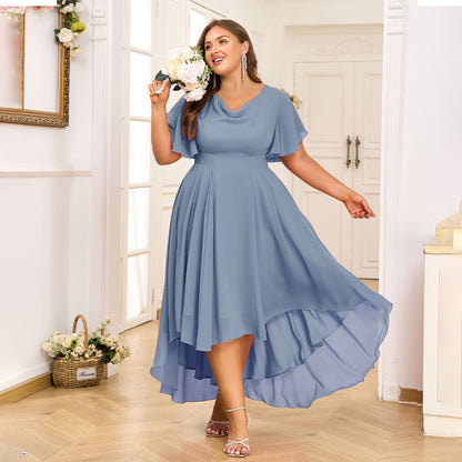 Chiffonkleid für Damen in großen Größen