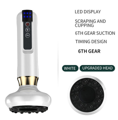 Elektrisches Vakuum-Schröpfmassagegerät für den Körper – Anti-Cellulite-Saugmassagegerät mit Gua-Sha-Saugfunktion – Gua-Sha-Massage-Körpergläser zur Fettverbrennung und Gewichtsreduktion