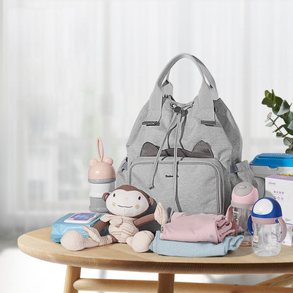 Mama-Tasche, Mutter- und Babytasche, modischer Mama-Style, multifunktionaler Rucksack für Ausflüge