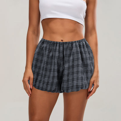 Women's Casual Plaid Shorts