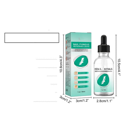 Nagelreparatur bei rohen, faulen Zehennägeln, sanfte Entfernung von grauen Nägeln