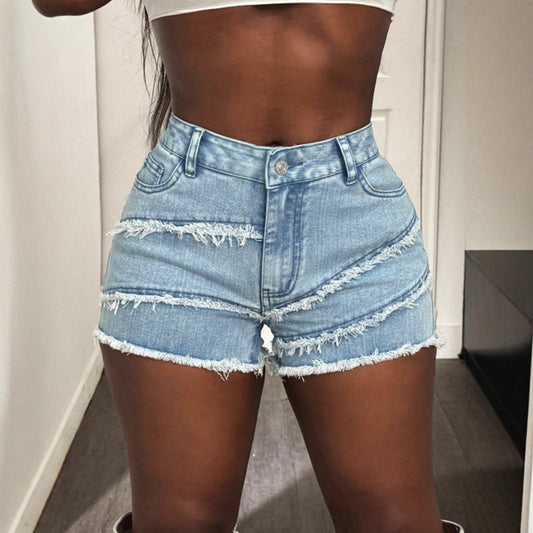 Sexy Casual Denim Shorts für Damen in Europa und Amerika