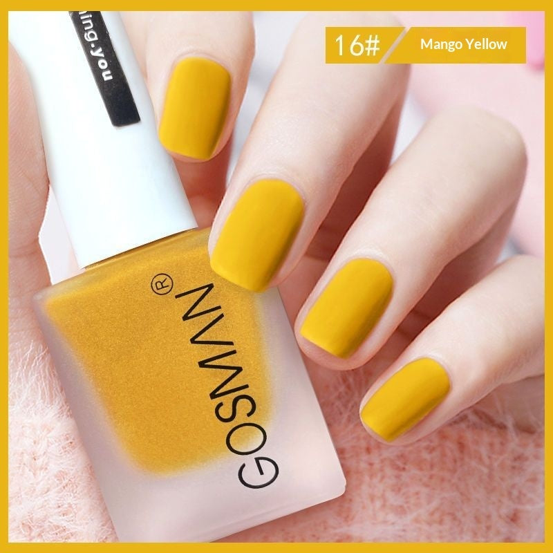 Schnelltrocknender, matter Nagellack, blättert nicht ab