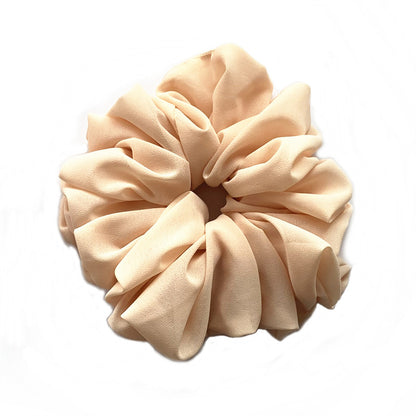 Großer Kopfstrauß aus Chiffon, Dickdarmring, Haarring