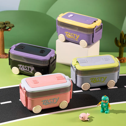 Lunch Box And Water Cup Set For Office Workers Microwaveable Bento Box