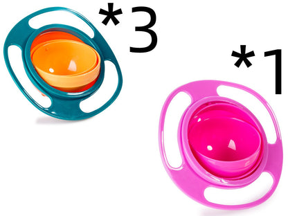 360° drehbare, universelle, auslaufsichere Schüsseln