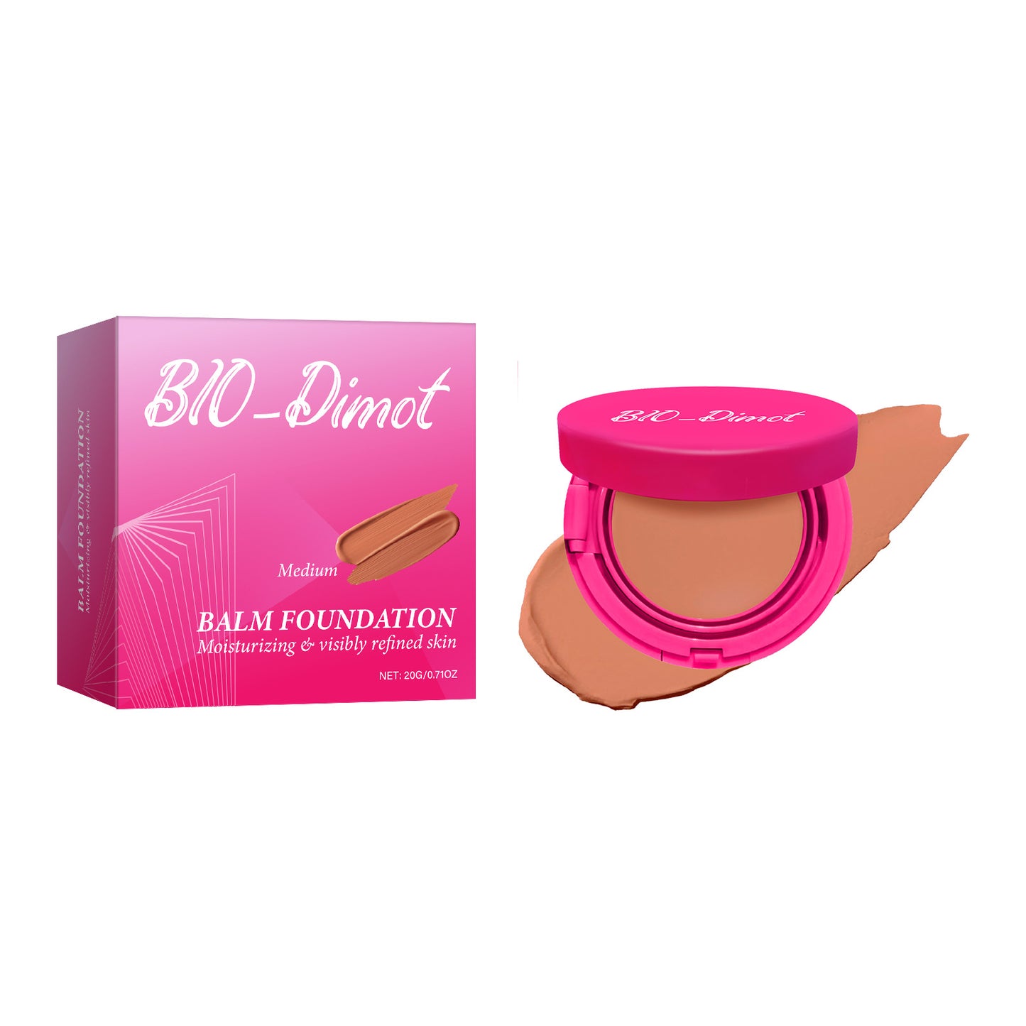 Foundation-Creme, leichte, feuchtigkeitsspendende, langanhaltende Nude-Make-up-Note