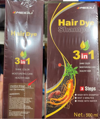 White To Black Bubble Hair Color Cream