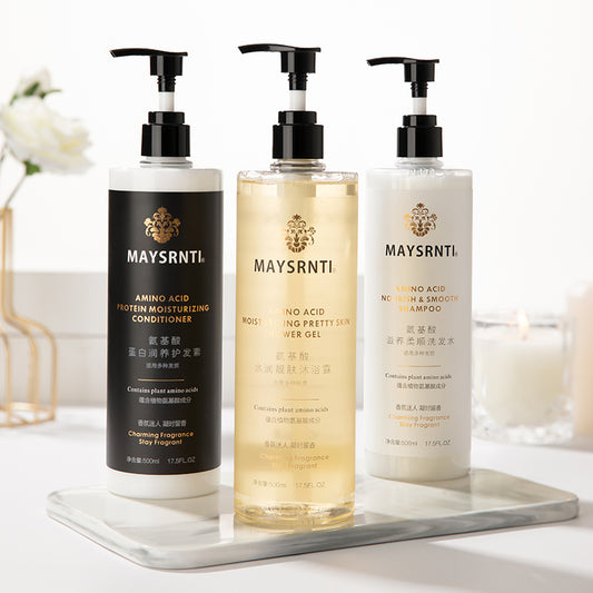 Cuzin Aminosäure-Dreiteiler Shampoo, Spülung und Duschgel