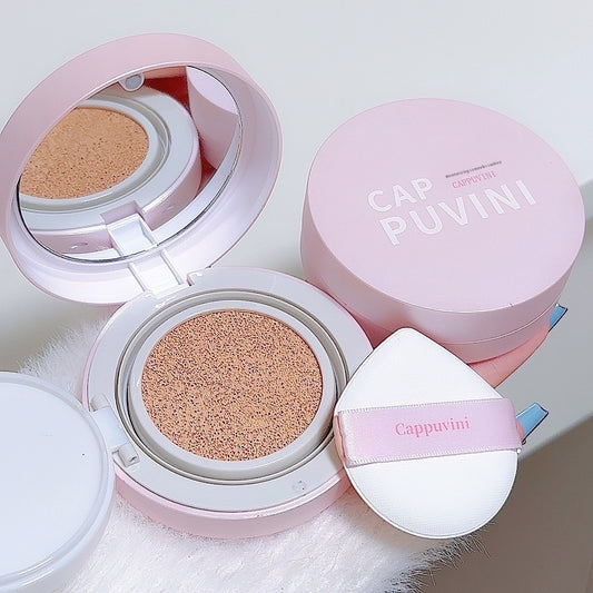 Cappuvini Feuchtigkeitsspendender Concealer, Air Cushion Concealer, mattes Nude-Make-up, mädchenhafter Stil, Studentinnen-Haushaltswaren
