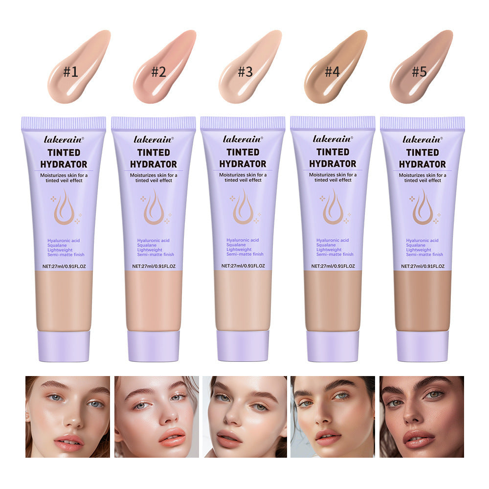 Lakerain Farbige Feuchtigkeitscreme, langanhaltender Concealer ohne zu verschmieren
