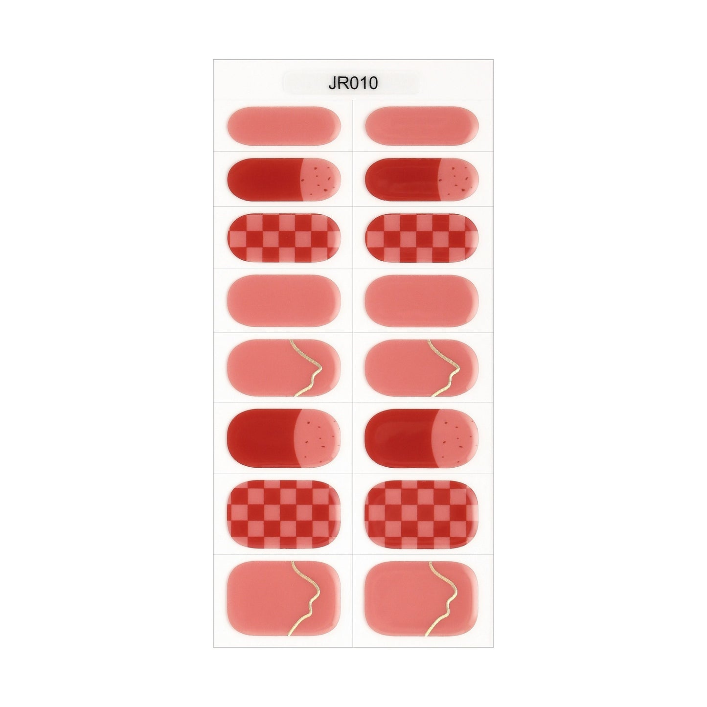 Halbgehärtete UV- und wasserfeste Gel-Aufkleber