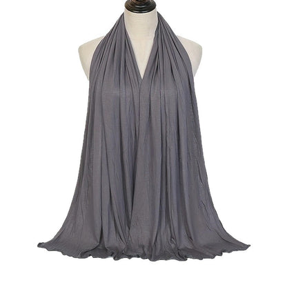 Solid Color Versatile Casual Headscarf