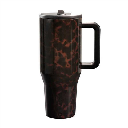 304 Stainless Steel Leopard Print Insulated Cup