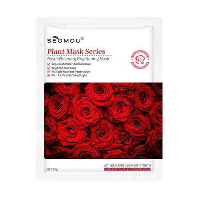 Feuchtigkeitsspendende und nährende Gesichtsmaske mit Pflanzen- und Fruchtextrakten