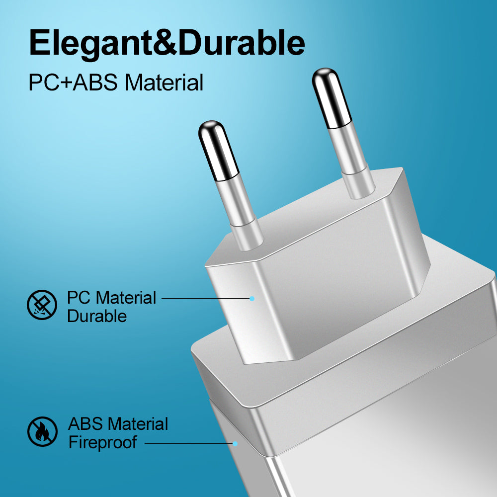 USB-Ladegerät Quick Charge 3.0 4-fach Adapter für Tablets, tragbares Wandladegerät, Schnellladegerät