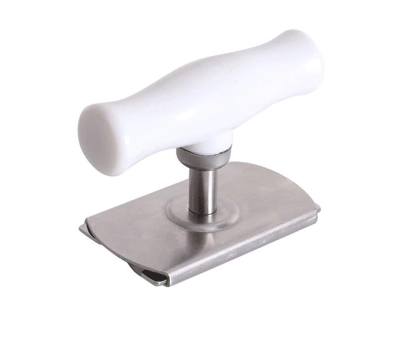 Küchenwerkzeug Dosenöffner Edelstahl Verstellbarer Glasöffner Manueller Spiralverschlussdeckelentferner Drehverschluss-Flaschenöffner