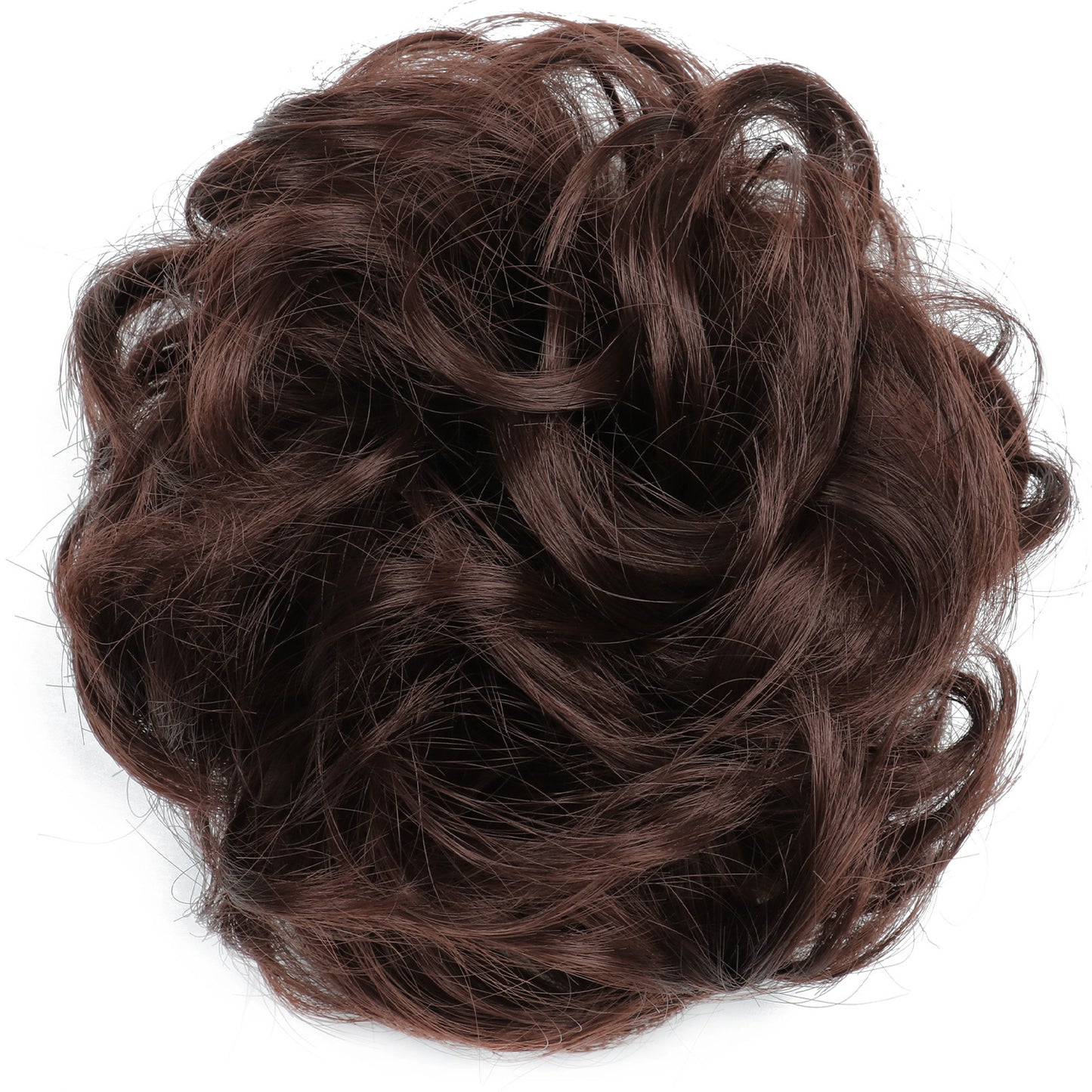 Fluffy Natural Hair Bag Long Beard Bun Artificial Hair Bun
