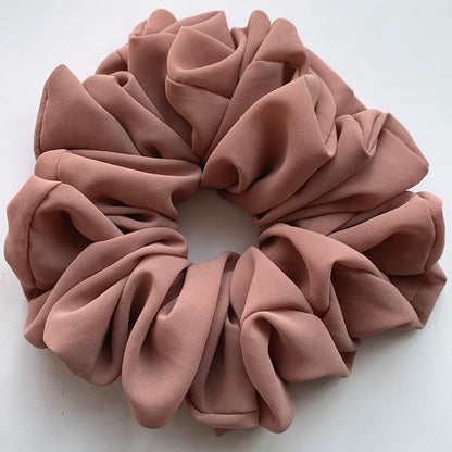 Großer Kopfstrauß aus Chiffon, Dickdarmring, Haarring