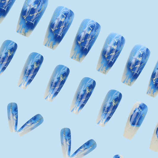 Goldkorn-Wasserpfeifennagel, Nagelflicken, Fertigprodukt, grenzüberschreitend, Verkaufsschlager, 24 Stück, Verschleißnagel