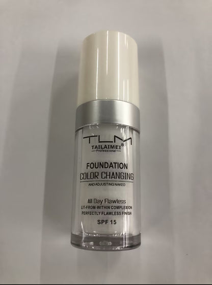 Temperaturbeständige flüssige Foundation, Concealer, tragbar, natürliche Farbnuance, Make-up-Foundation, BB-Concealer