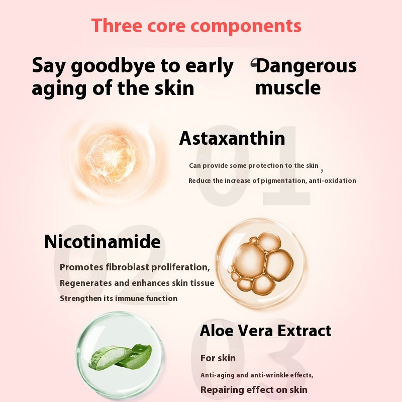 Nicotinamid hellt den Hautton auf, mildert feine Linien, verjüngt die Haut und verkleinert die Poren.