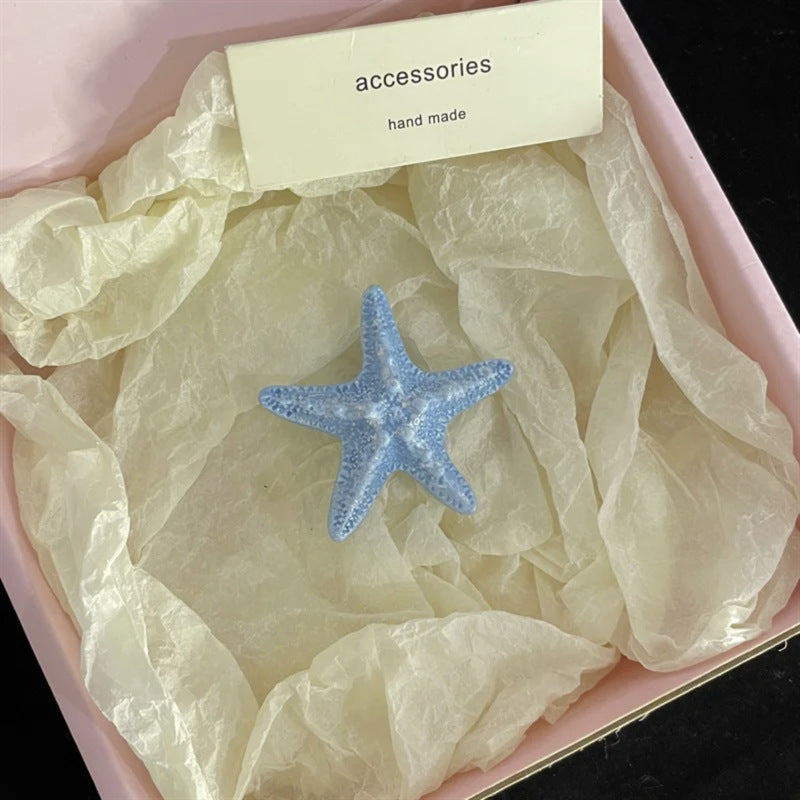 Ocean Wind Summer Simulation Shell Starfish Side Hairpin