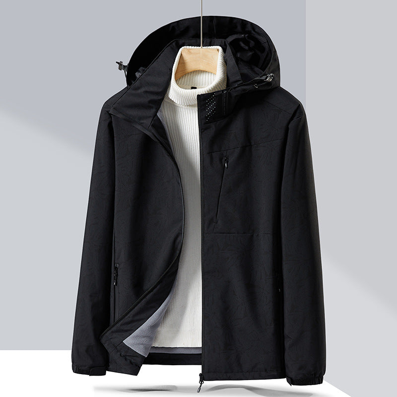 Paar Einlagige Jacke Winddichte Sport Fleece gefütterter wattierter Overall