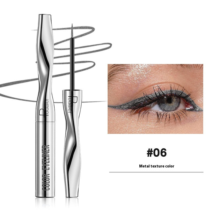 Farbiger Eyeliner, wasserfest, schnelltrocknend, sehr fein, 24 Farben